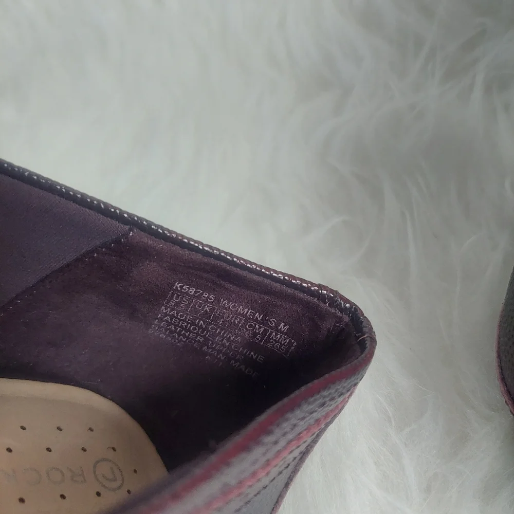 Rockport Lianna Brouge Oxford Leather Shoes Size 9.5 - Picture 9 of 11